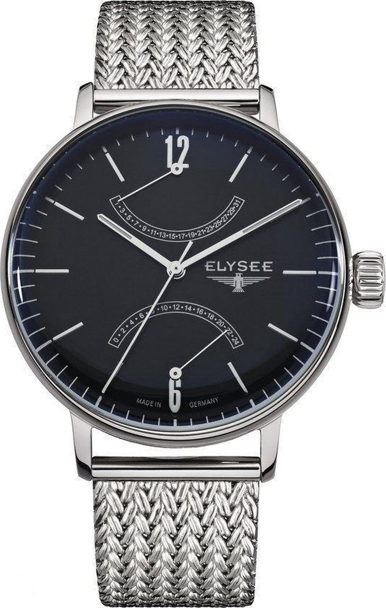 Elysee Horloge 13276M - 42 mm - Zilverkleurig