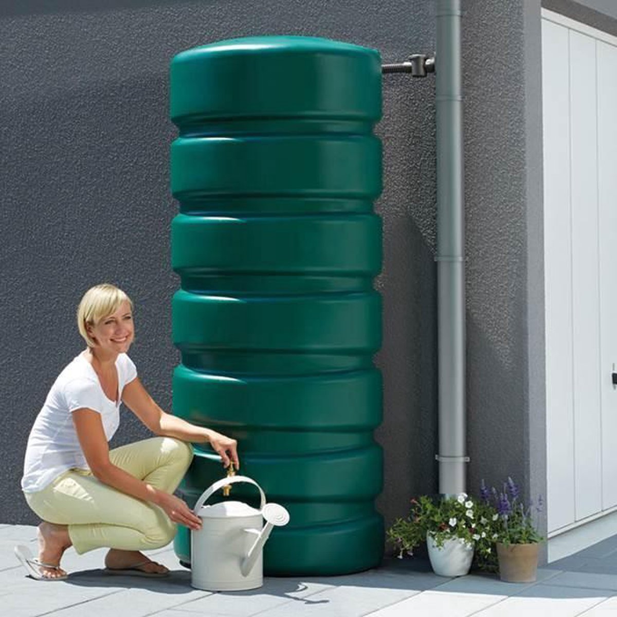 Garantia Classico Tuinreservoir 650 liter donkergroen