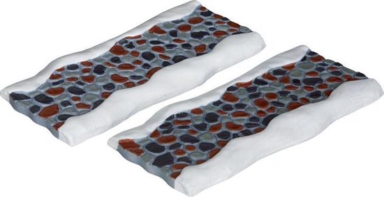 Lemax - Stone Road - Straight -  Set Of 2 - Kersthuisjes & Kerstdorpen