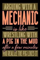 Arguing with a MECHANIC is like wrestling with a pig in the mud. After a few minutes you realize the pig likes it.