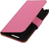 Roze HTC Desire 510 Hoesjes Book/Wallet Case/Cover