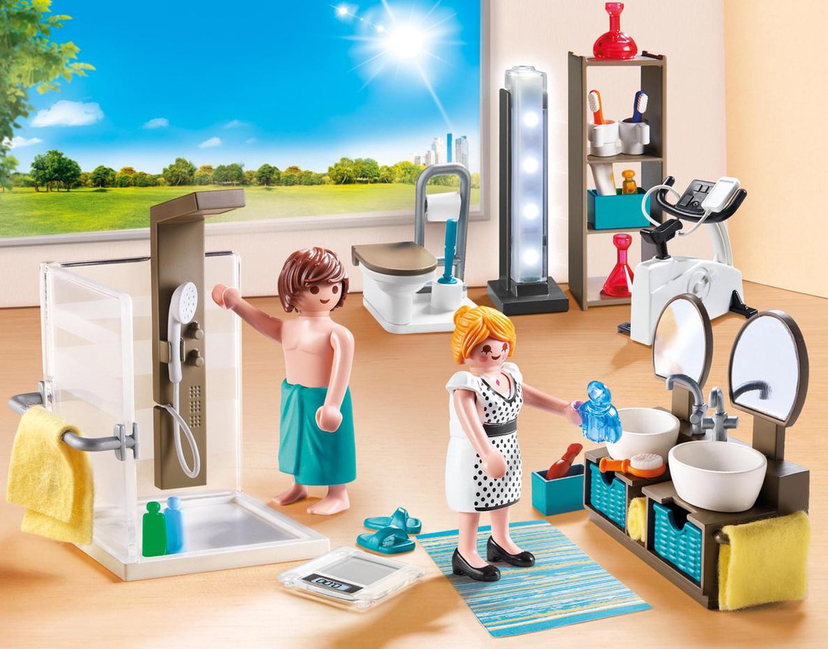 PLAYMOBIL City Life Badkamer met douche - 9268 — afbeelding 6