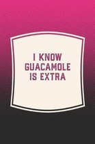I Know Guacamole Is Extra