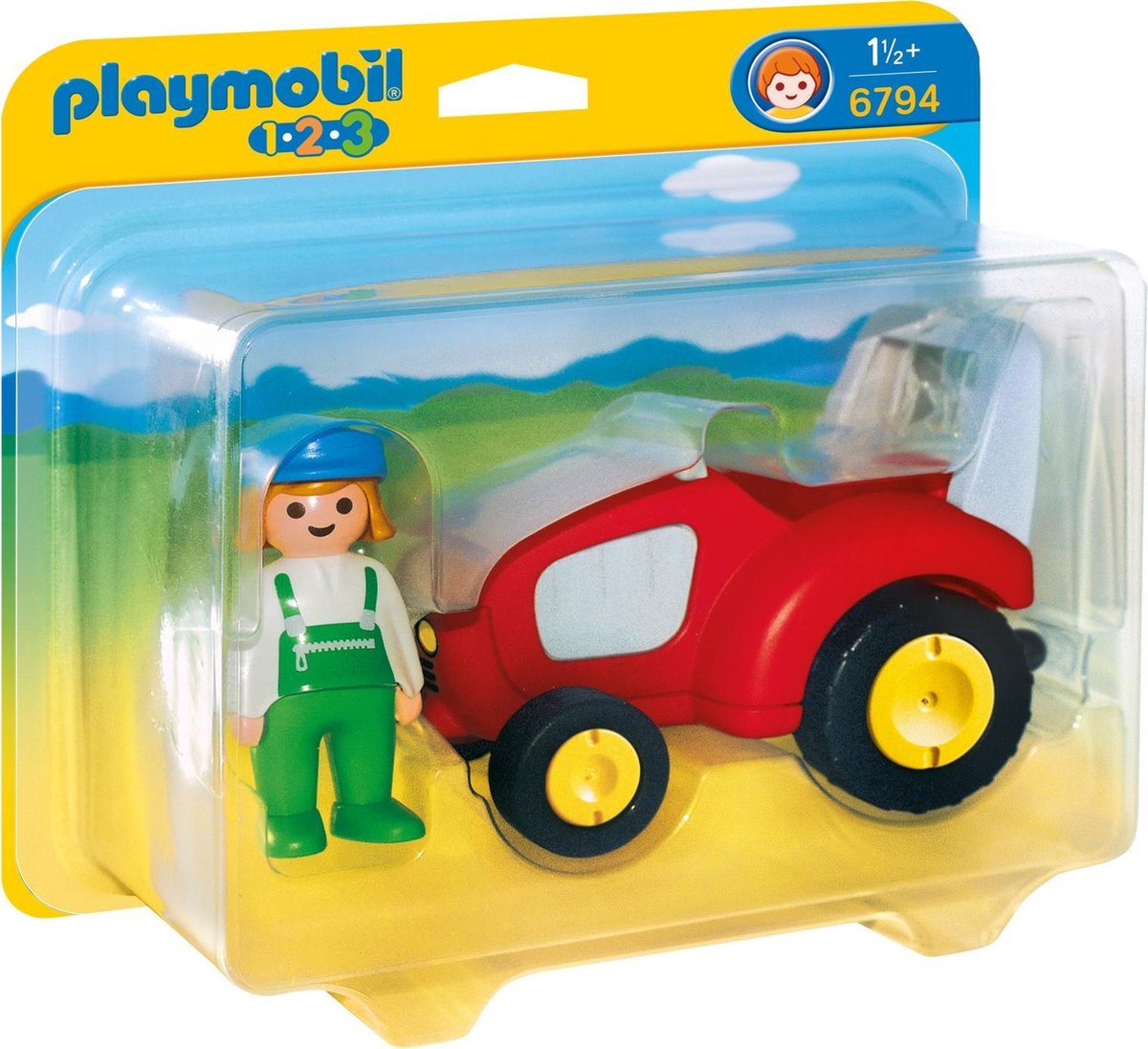 Playmobil 1.2.3 Agricultrice avec tracteur | bol.com