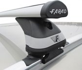 Faradbox Dakdragers Seat Altea XL 2006> gesloten dakrail, luxset, 100kg laadvermogen