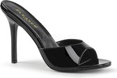 Pleaser Muiltjes met hak -38 Shoes- CLASSIQUE-01 US 8 Zwart