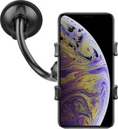 Shop4 - iPhone Xs Autohouder Dubbele Klem Zwart