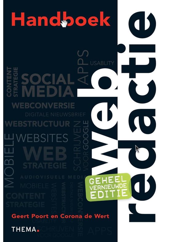 Cover van het boek 'Handboek webredactie' van Geert Poort