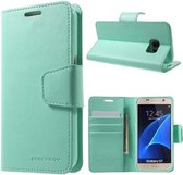 Goospery Sonata Leather case hoesje Samsung Galaxy S7 Edge mint