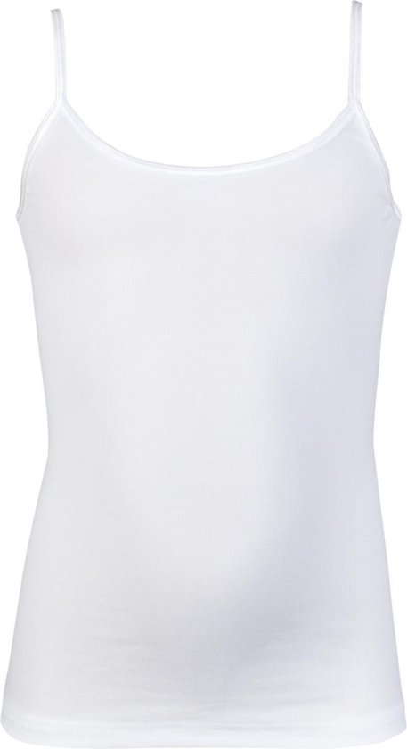 Beeren Bodywear Meisjes Singlet 1-PACK (PA) - Wit - Maat XL