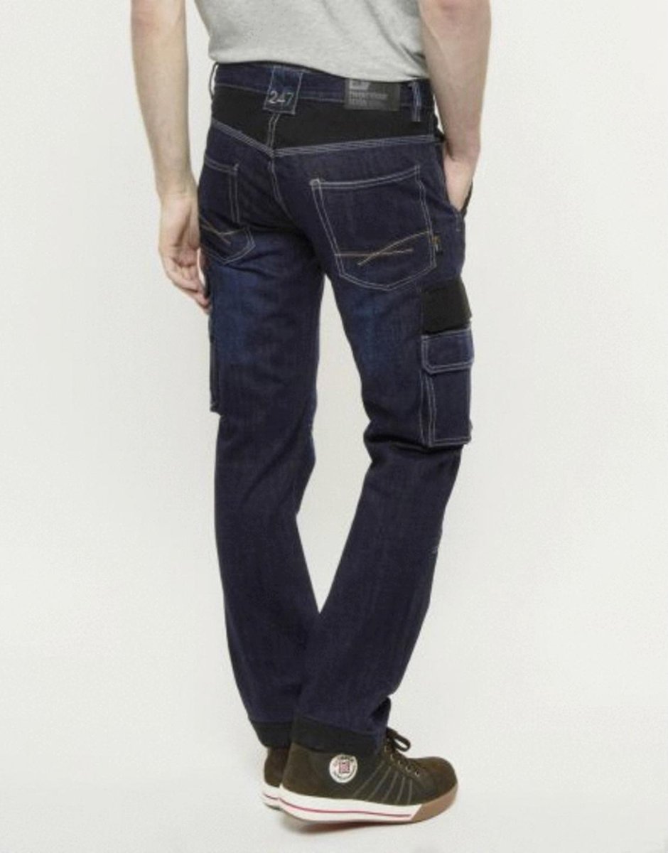 247 Jeans Spijkerbroek Grizzly D30 Donkerblauw - Werkkleding - L36-W38