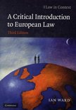 Critical Introduction To European Law