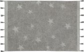 Lorena Canals - vloerkleed Hippy Stars - 120 x 175 cm - grey