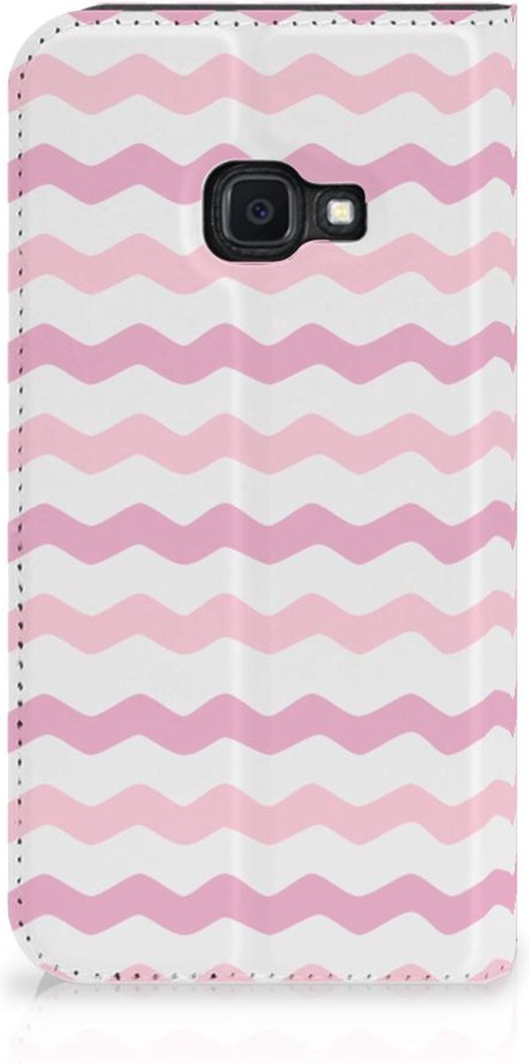 Samsung Galaxy Xcover 4s Hoesje met Magneet Waves Roze