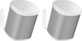 Vebos muurbeugel Sonos One wit 20 graden set