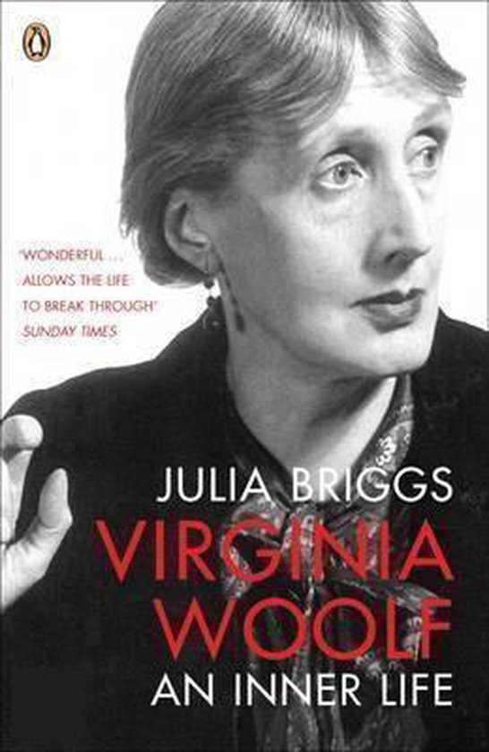 Boekomslag van Virginia Woolf: An Inner Life door Julia Briggs. Portret van Virginia Woolf.