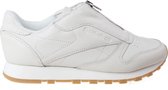 Reebok Sneakers Classic Leather Zip Chalk Dames Crème Maat 36