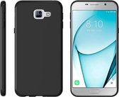Zwart TPU Siliconen Telefoonhoesje Samsung Galaxy A7 (2017)