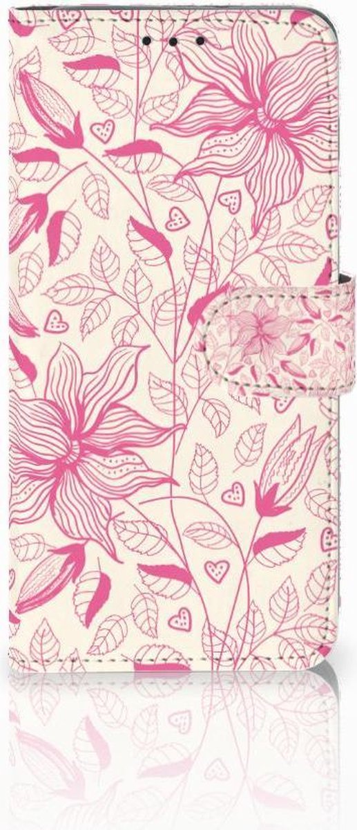 Samsung Galaxy S10 Plus Hoesje Pink Flowers