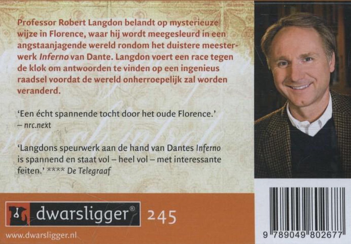 Inferno - back cover