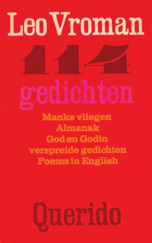 Cover van het boek '114 gedichten' van Leo Vroman