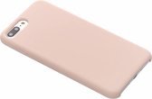 Soft Touch Backcover iPhone 8 Plus / 7 Plus hoesje - Lichtroze