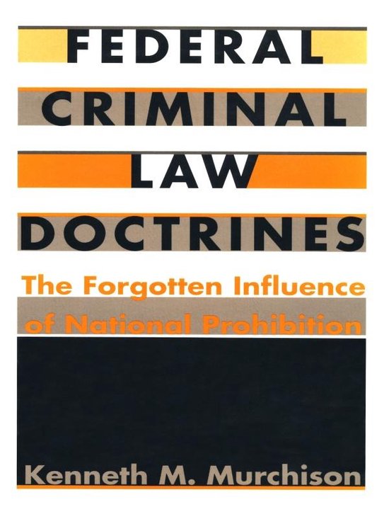 Federal Criminal Law Doctrines - cover