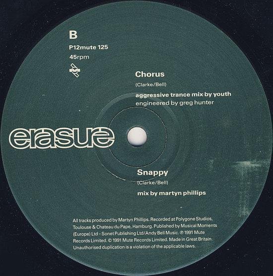 Chorus, Erasure Muziek