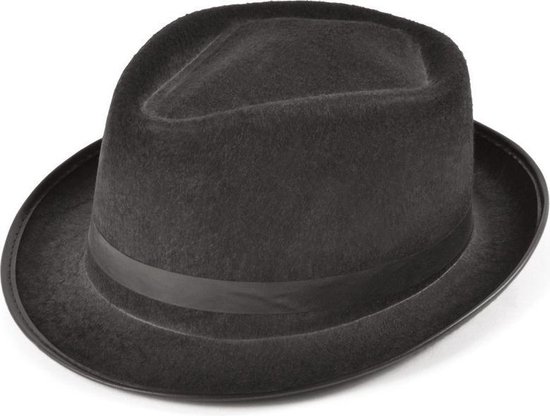 Afspraak bon belangrijk Zwarte Blues Brothers hoed vilt voor volwassenen | bol.com