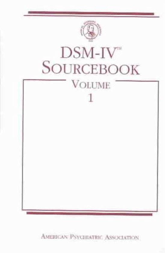 DSM IV Sourcebook - cover
