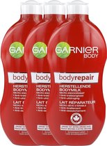 dubbele hoofdonderwijzer Beperken Garnier Body Repair Bodymilk - 3 x 400 ml - Voordeelverpakking | bol.com