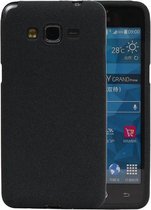 Zwart Zand TPU back case cover hoesje voor Samsung Galaxy Grand Prime