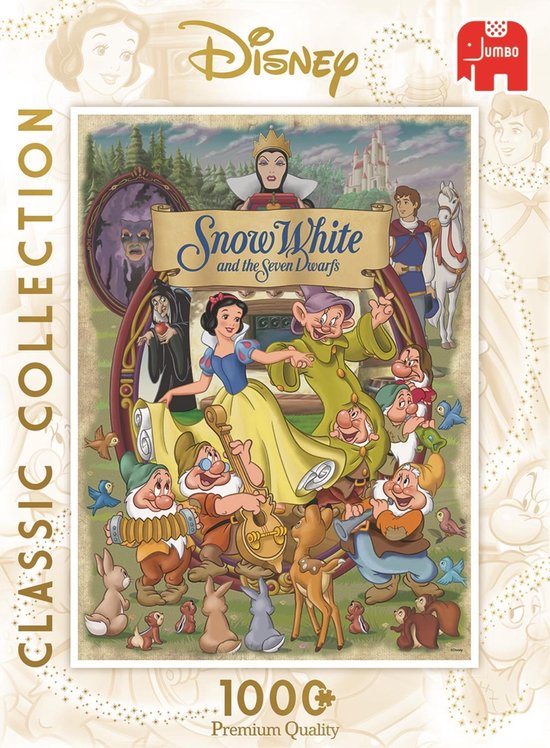 Jumbo Puzzel Disney Classic Collection Snow White - Legpuzzel - 1000 stukjes - Jumbo