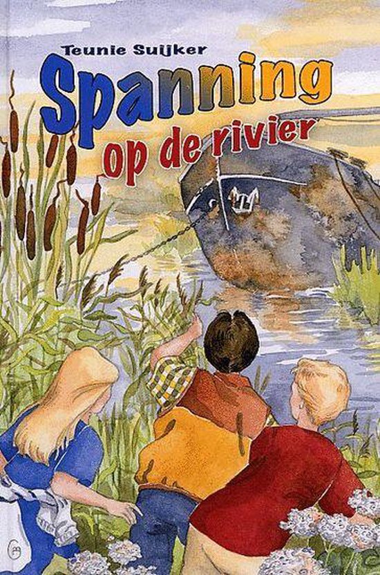 Cover van het boek 'Spanning op de rivier' van Teunie Suijker