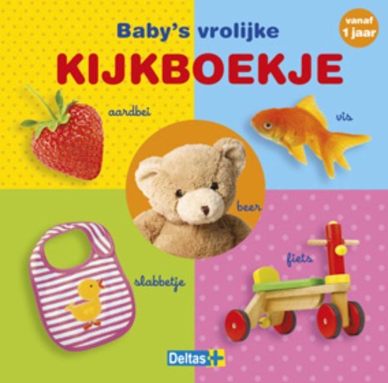 Cover van het boek 'Baby's vrolijke kijkboekje vanaf 1 jaar'