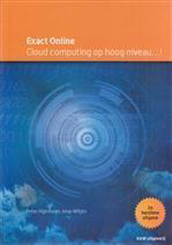 Exact Online, Cloud computing op hoog niveau - cover