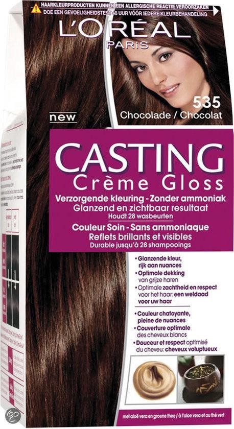Loreal Hair Dye - Casting Creme Gloss Chocolat 535 | bol.com
