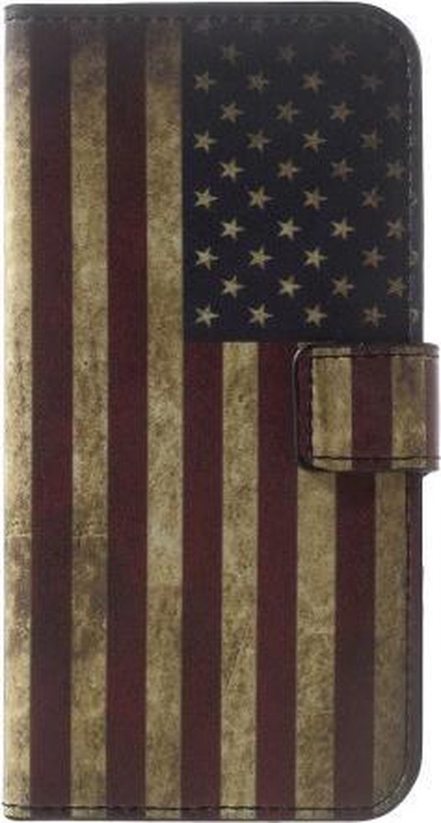 Motorola Moto G5 USA vlag agenda hoesje