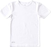 Little Label - jongens - T-shirt - wit - maat 122/128 - bio-katoen