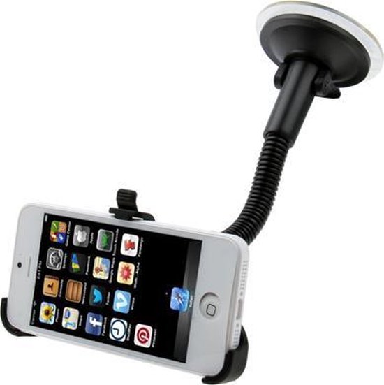 MobiGear Autohouder Met Zuignap voor Apple iPhone 5 / 5S / SE | bol.com