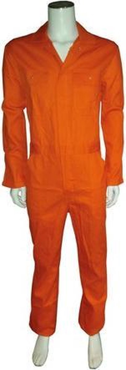 Yoworkwear Overall 100% katoen met rits oranje maat 59