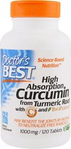 Doctor's Best - Hoge absorptie Kurkuma met C3 Complex en BioPerine, 1,000 mg, 120 tabletten