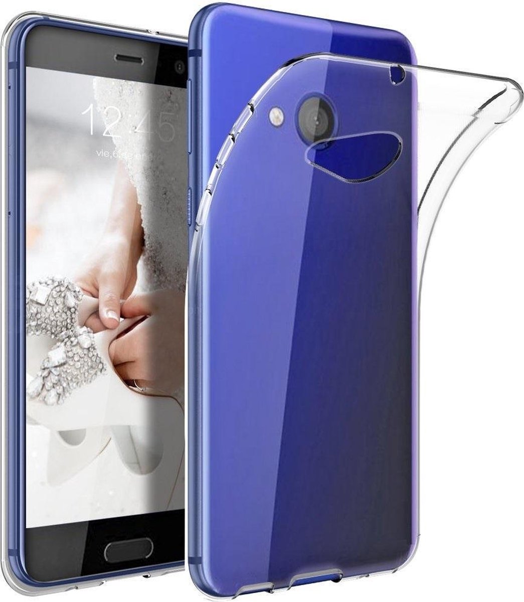 Transparant TPU Siliconen Case Hoesje Geschikt voor HTC U Play