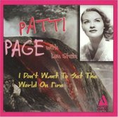 Patti Page & Lou Stein - I Don't Want To Set The World On Fire (CD)