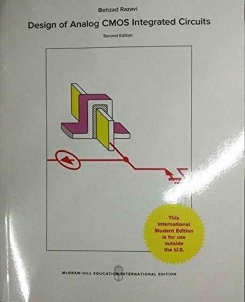 Design of Analog CMOS Integrated Circuits 9781259255090 Razavi Boeken