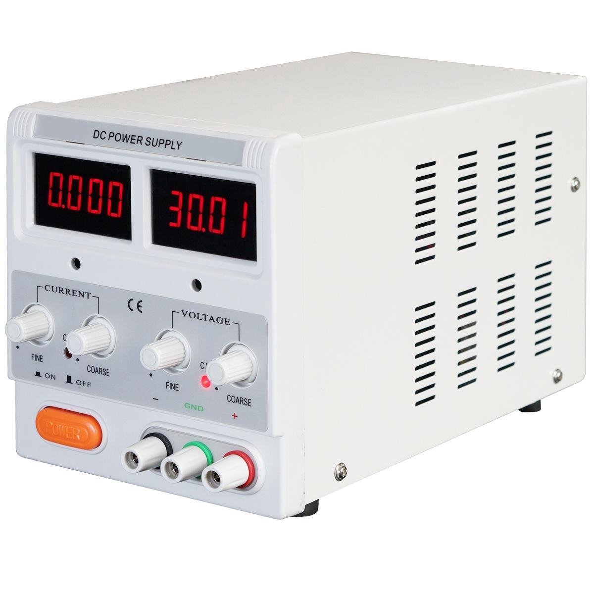 Regelbare labvoeding 030V / 05 A + 2 LCD schermen bol