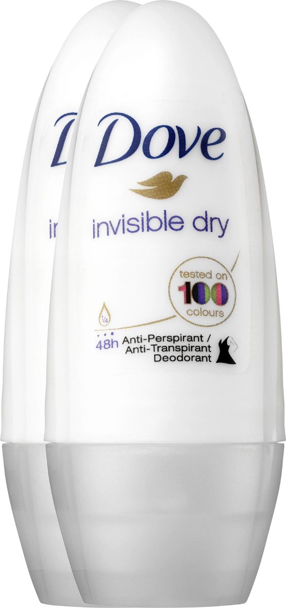 Goedkoopste Dove Women Invisible Dry - 50 ml - Deodorant Roller