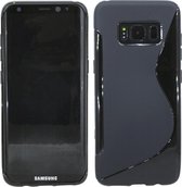 Geschikt voor Samsung Galaxy S8 Plus Zwart S-line TPU siliconen case hoesje