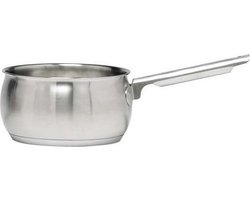 Co&tr thymo steelpan 16 cm 18/10 h10cm body:0.6-bott 5.7 alu-lid 1mm alle vuren