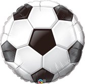 Voetbal folieballon van 91 cm